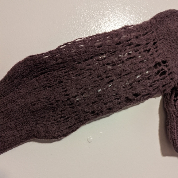 COMME DES GARCONS [Tricot] mauve cropped sweater - Picture 2 of 6